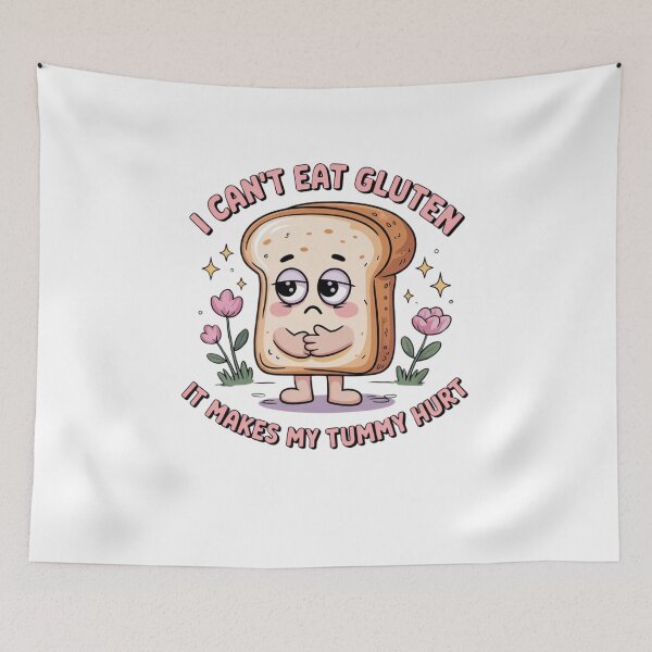 Item preview, I can't eat gluten it makes my tummy hurt designed and sold by Mateusz Majcherek.
