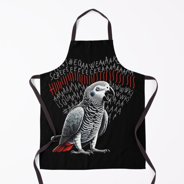 Item preview, Funny Angry African Grey Parrot Lover Birding designed and sold by Kimberley King Art  King Art.