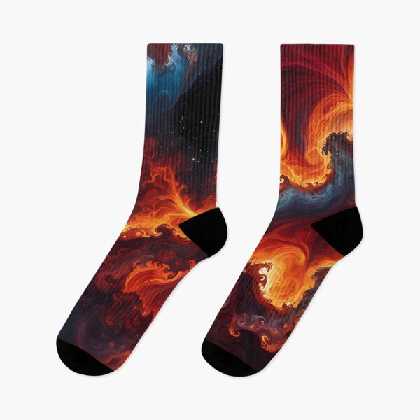 Item preview, Fiery Nebula with Starfield designed and sold by Pixevol.