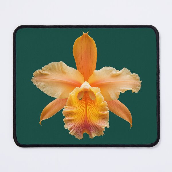 Item preview, Orange Cattleya orchid designed and sold by FluffyGallery.