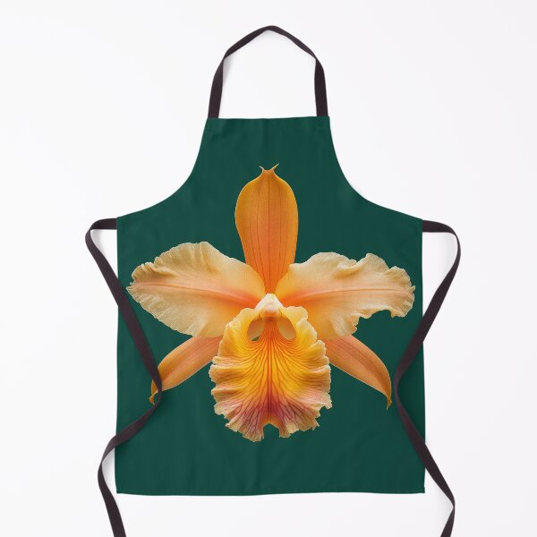 Item preview, Orange Cattleya orchid designed and sold by FluffyGallery.