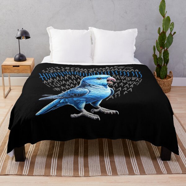 Item preview, Funny Angry Blue Parrotlet Parrot Lover Birding designed and sold by Kimberley King Art King Art.