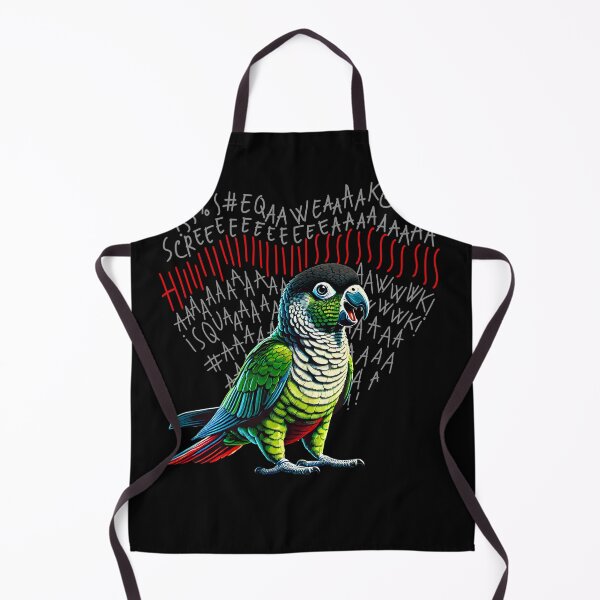 Item preview, Funny Angry Green Cheek Conure Parrot Lover Birding designed and sold by Kimberley King Art  King Art.