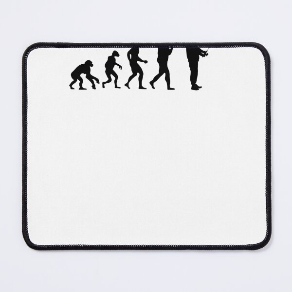 Item preview, Evolution to Fisherman – From Ape to Angler designed and sold by SebisTshirts.