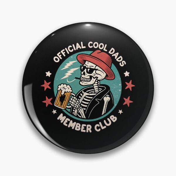 Item preview, Official Cool Dads Member Club - Vintage Skeleton Beer T-Shirt designed and sold by Colorful-Garden.