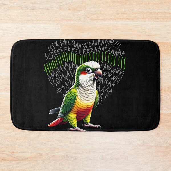 Item preview, Funny Angry Green Cheeked Pineapple Conure Parrot Lover Birding designed and sold by Kimberley King Art  King Art.