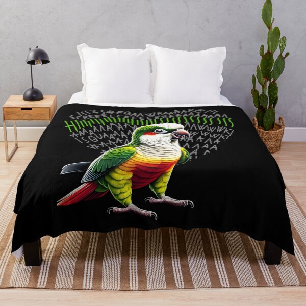 Item preview, Funny Angry Green Cheeked Pineapple Conure Parrot Lover Birding designed and sold by Kimberley King Art  King Art.