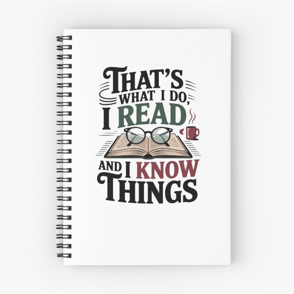 Item preview, That's What I Do, I Read and I Know Things designed and sold by Mateusz Majcherek.