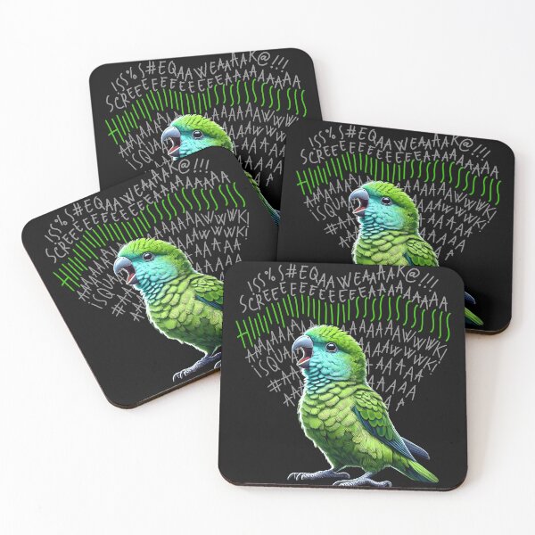 Item preview, Funny Angry Parrotlet Parrot Lover Birding designed and sold by Kimberley King Art  King Art.
