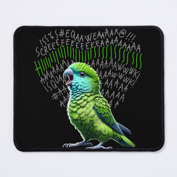 Item preview, Funny Angry Parrotlet Parrot Lover Birding designed and sold by Kimberley King Art  King Art.