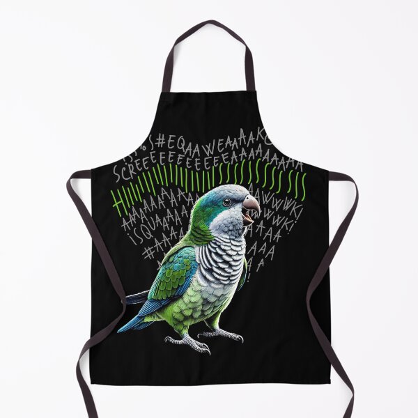 Item preview, Funny Angry Quaker Parrot Lover Birding designed and sold by Kimberley King Art King Art.