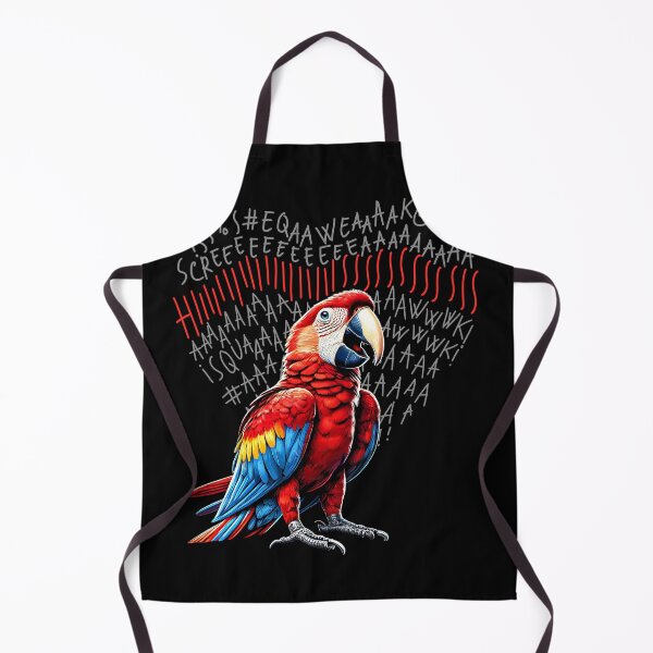 Item preview, Funny Angry Scarlet Macaw Parrot Lover Birding designed and sold by Kimberley King Art  King Art.