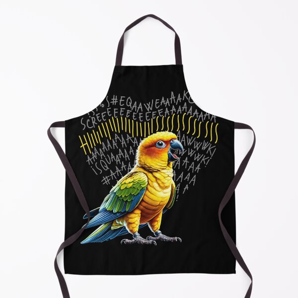 Item preview, Funny Angry Sun Conure Parrot Lover Birding designed and sold by Kimberley King Art  King Art.