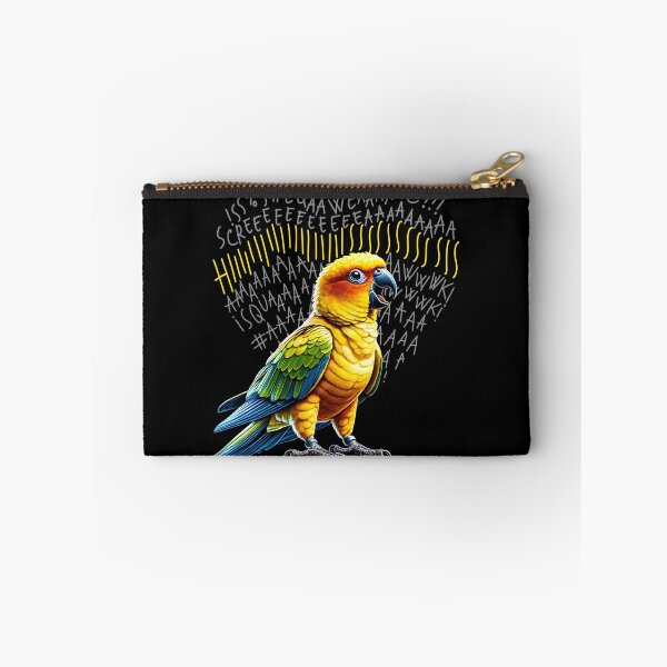 Item preview, Funny Angry Sun Conure Parrot Lover Birding designed and sold by Kimberley King Art  King Art.