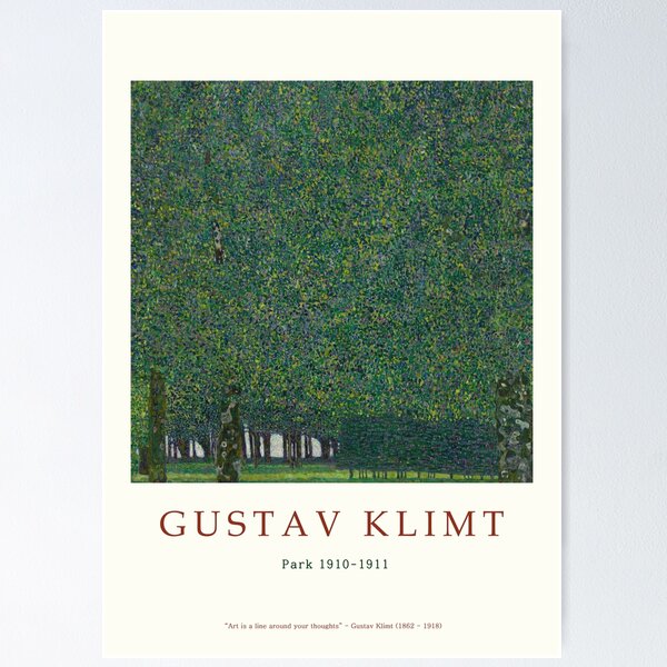 Item preview, Gustav Klimt : The Park (1909–1910) Poster designed and sold by YNTDigitalHouse.