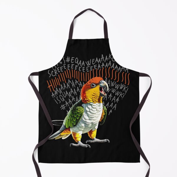 Item preview, Funny Angry White Bellied Caique Parrot Lover Birding designed and sold by Kimberley King Art  King Art.