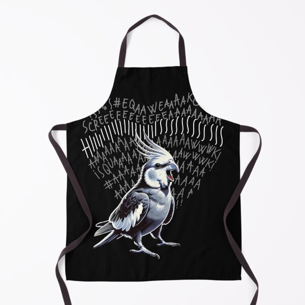 Item preview, Funny Angry White-Faced Cockatiel Parrot Lover Birding designed and sold by Kimberley King Art  King Art.