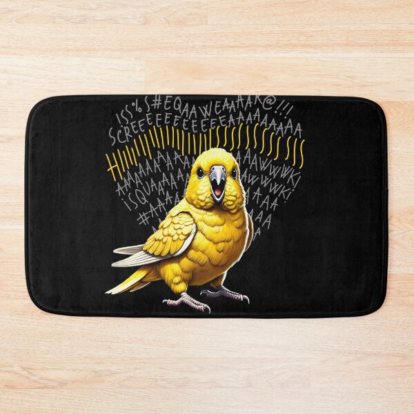 Item preview, Funny Angry Yellow Parrotlet Parrot Lover Birding) designed and sold by Kimberley King Art  King Art.