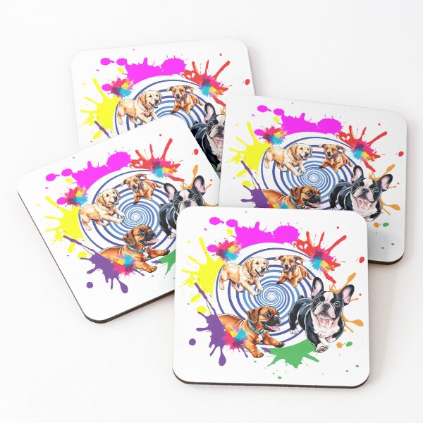 Item preview, Puppy Portal ?️ | Watercolor Whirl of Cuteness designed and sold by PING 999 STUDIO.