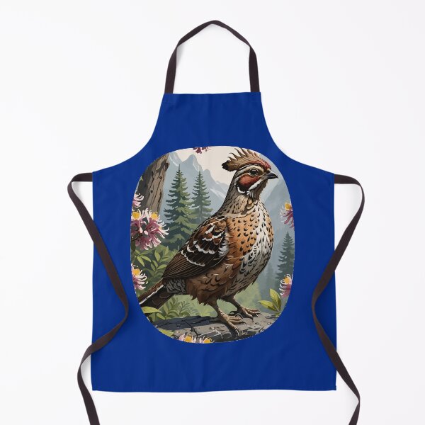 Item preview, Ruffled Grouse With Mountain Laurel Landscape designed and sold by taiche.