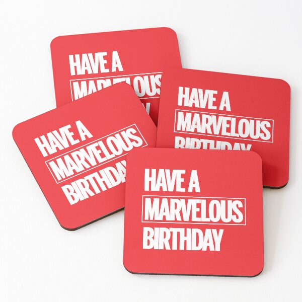 Item preview, Have A Marvelous Birthday - White designed and sold by Rodney's Marketplace.