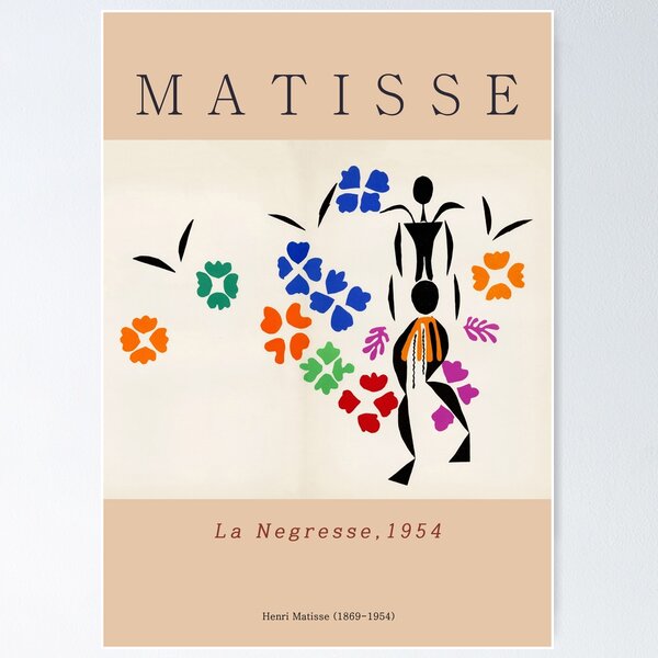 Item preview, Henri Matisse: La Négresse (1954) Poster designed and sold by YNTDigitalHouse.