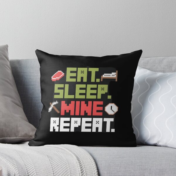 Item preview, Eat Sleep Mine Repeat designed and sold by Dilwish5.