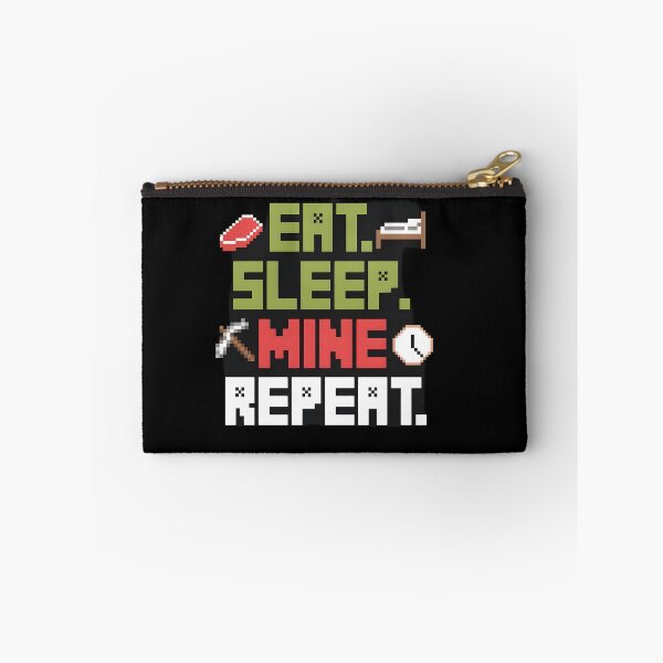 Item preview, Eat Sleep Mine Repeat designed and sold by Dilwish5.