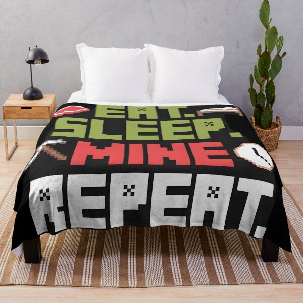Item preview, Eat Sleep Mine Repeat designed and sold by Dilwish5.
