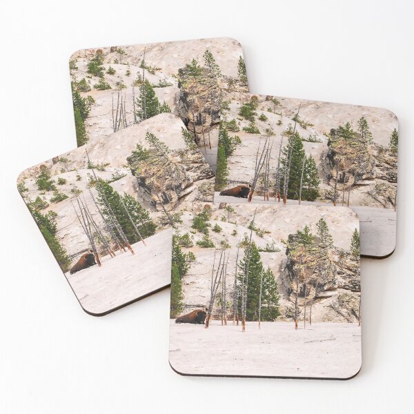 Item preview, Bison Resting in Yellowstone’s Ash – 2016 Wildfires, Climate Change & Park Preservation designed and sold by aadventures.