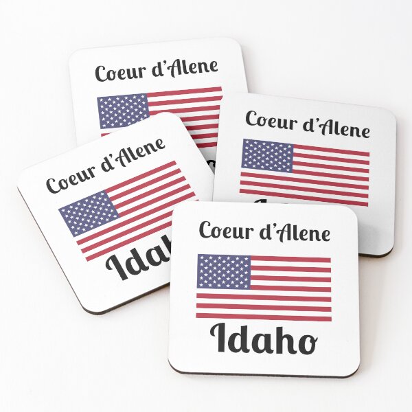 Item preview, Coeur d'Alene Idaho - Stylish Prints, designed and sold by Fleetwood1994.