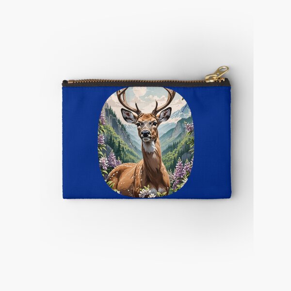 Item preview, Whitetail Deer And Mountain Laurel Flowers designed and sold by taiche.