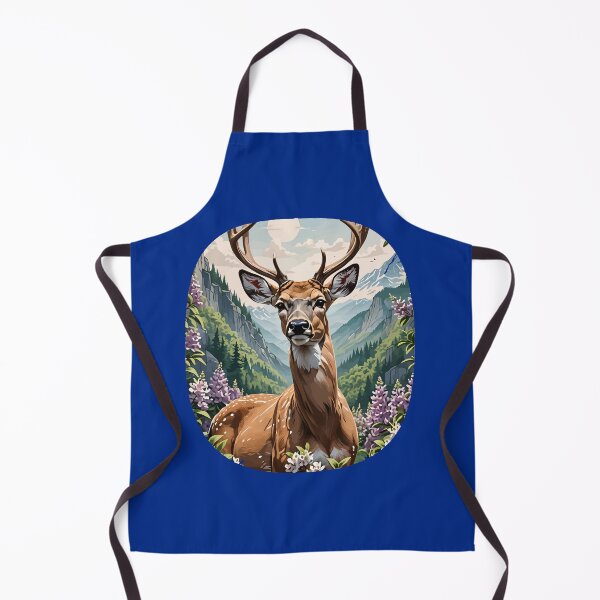 Item preview, Whitetail Deer And Mountain Laurel Flowers designed and sold by taiche.
