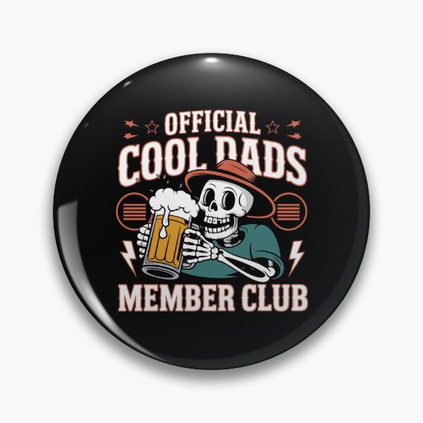 Item preview, Official Cool Dads Member Club - Vintage Skeleton Beer T-Shirt designed and sold by Colorful-Garden.