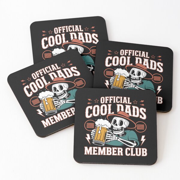 Item preview, Official Cool Dads Member Club - Vintage Skeleton Beer T-Shirt designed and sold by Colorful-Garden.