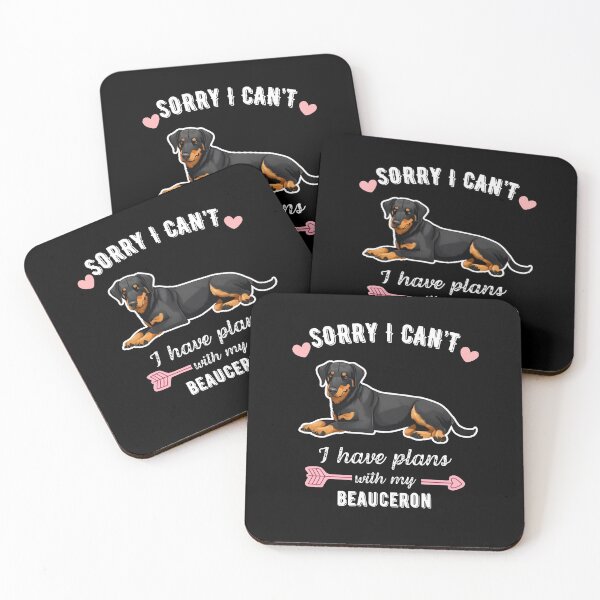 Item preview, Sorry I Can't, I Have Plans With My Beauceron - Funny Dog Lover Design designed and sold by GoodyPaws.