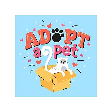 Imagen de la obra Camiseta esencial "Adopta una mascota" de anandsiva2703