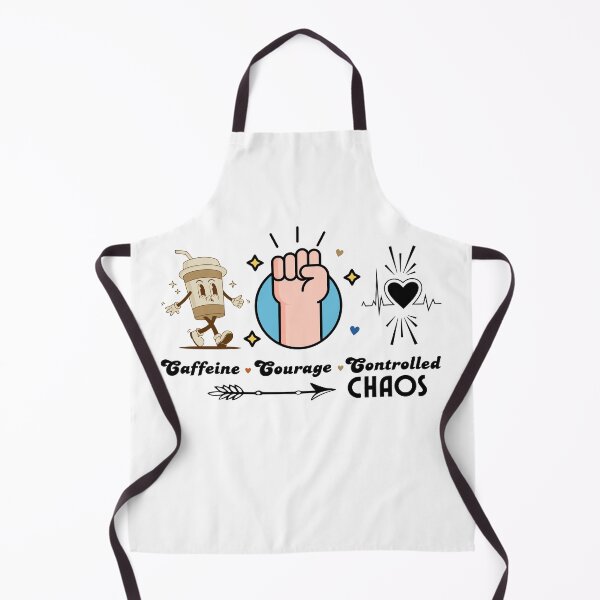 Item preview, Caffeine, Courage, & Controlled Chaos. Parkinson Awareness Design designed and sold by Raise2Shine.