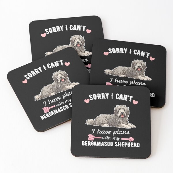 Item preview, Sorry I Can't, I Have Plans With My Bergamasco Shepherd - Funny Dog Lover Design designed and sold by GoodyPaws.