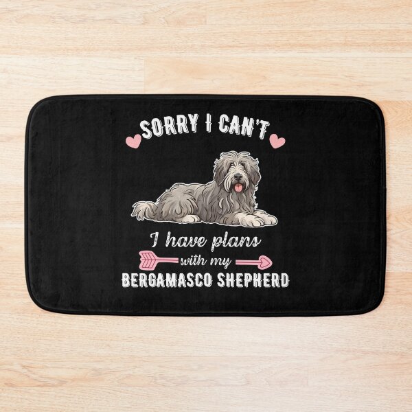 Item preview, Sorry I Can't, I Have Plans With My Bergamasco Shepherd - Funny Dog Lover Design designed and sold by GoodyPaws.