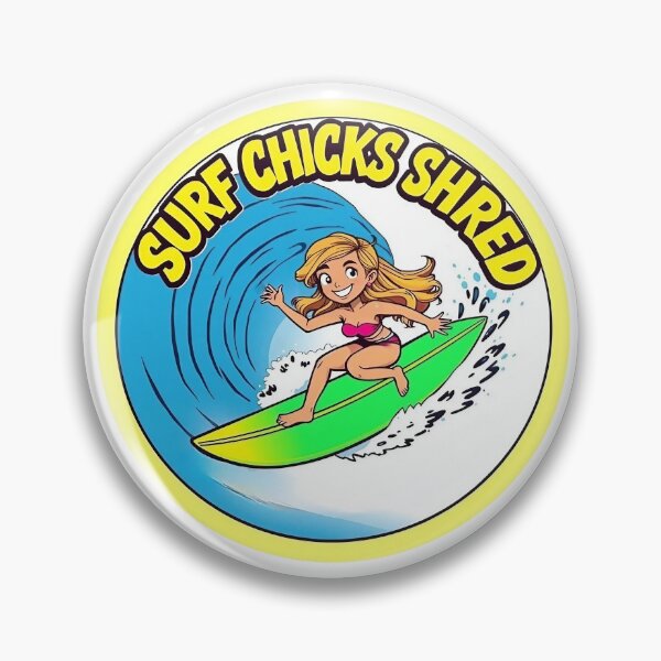 Item preview, Surf Chicks Shred designed and sold by JackFreestone.