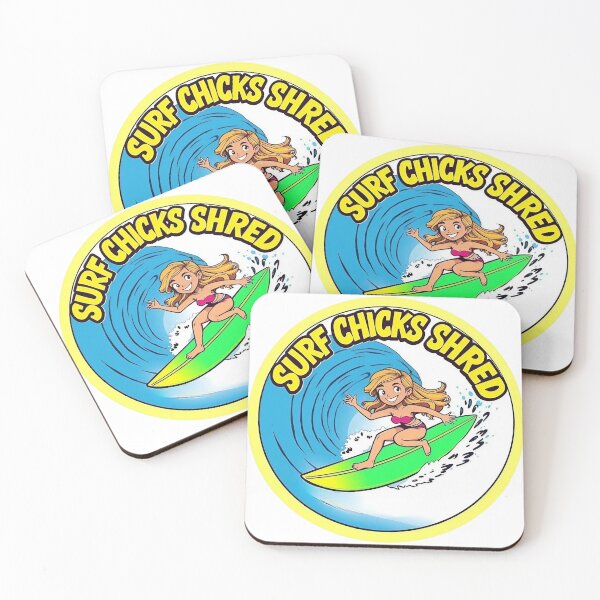 Item preview, Surf Chicks Shred designed and sold by JackFreestone.