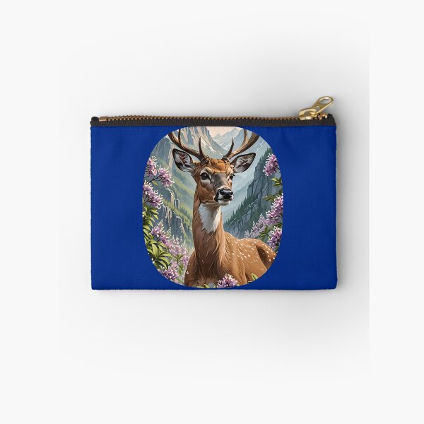 Item preview, Whitetail Deer Surrounded By Mountain Laurel Flowers designed and sold by taiche.