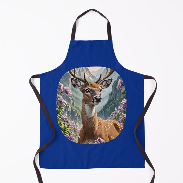 Item preview, Whitetail Deer Surrounded By Mountain Laurel Flowers designed and sold by taiche.
