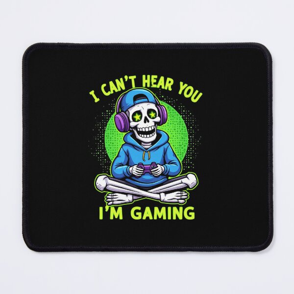 Item preview, Funny Skeleton Gamer I Can’t Hear You I’m Gaming designed and sold by haitrieuic96.