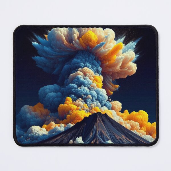 Item preview, Abstract volcanic eruption in colorful splendor designed and sold by Sigtrix.
