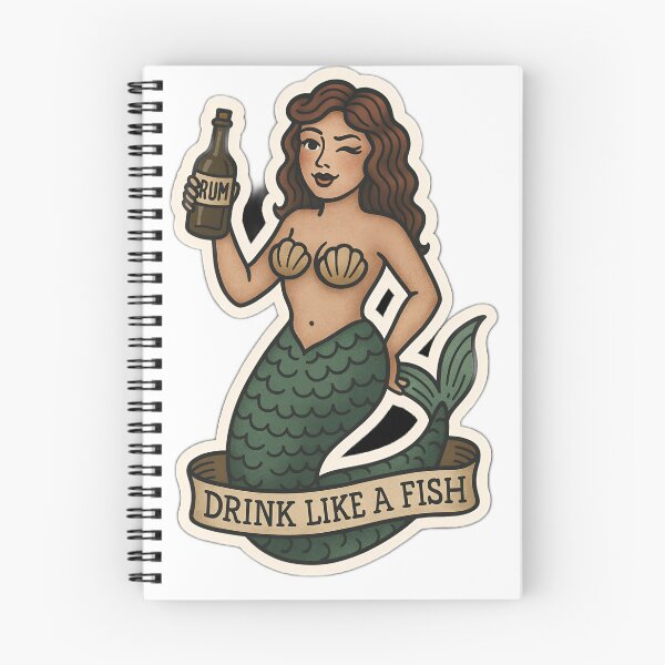 Item preview, Salty Sue la Sirena – Diseño Náutico Estilo Tatuaje Vintage designed and sold by Emilia-Design.
