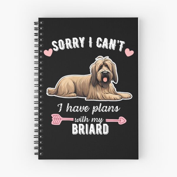 Item preview, Sorry I Can't, I Have Plans With My Briard - Funny French Shepherd Dog Design designed and sold by GoodyPaws.
