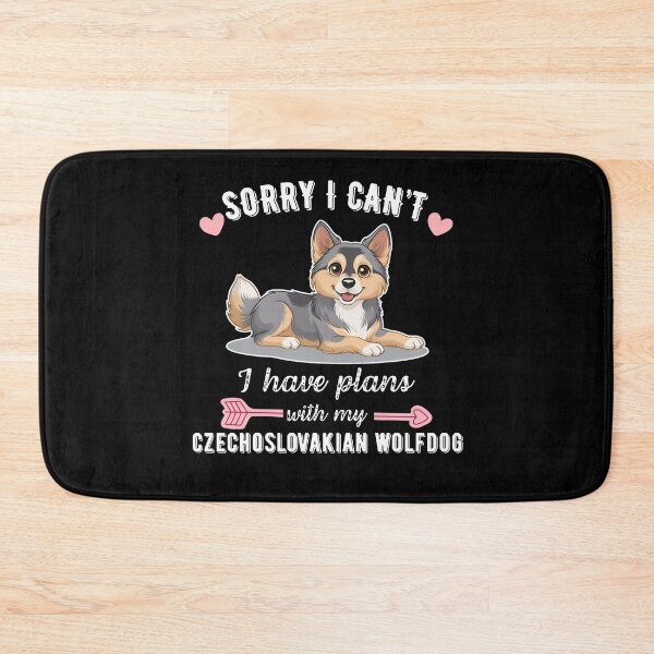 Item preview, Sorry I Can't, I Have Plans With My Czechoslovakian Wolfdog - Unique Wolf Dog Design designed and sold by GoodyPaws.