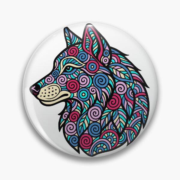 Item preview, Intricate wolf designed and sold by SpectrumShine.